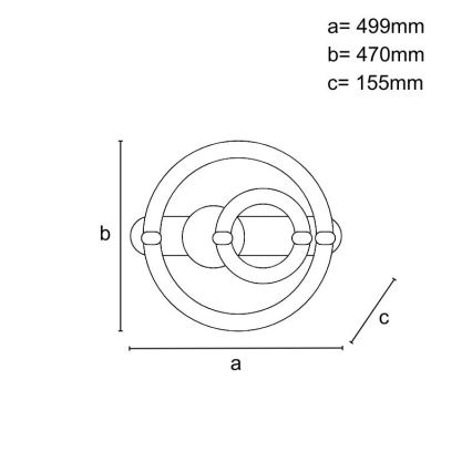 LED reguliuojamas lubų šviestuvas LED/120W/230V 3000-6500K + nuotolinis valdymas