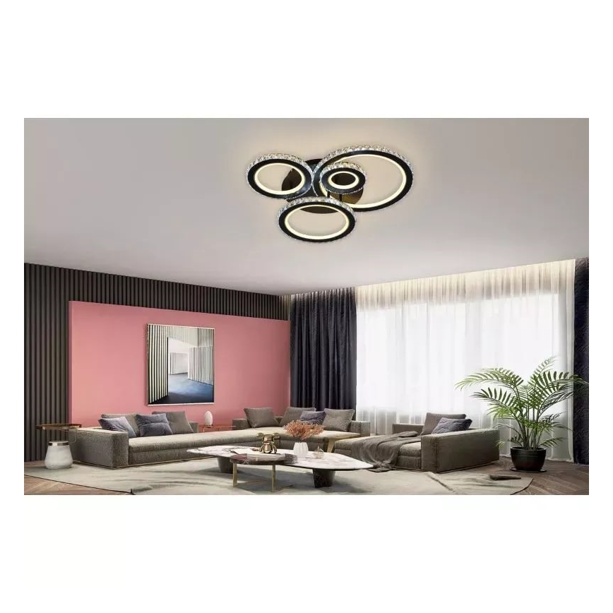 LED reguliuojamas paviršinis šviestuvas LED/120W/230V 3000-6500K + nuotolinis valdymas