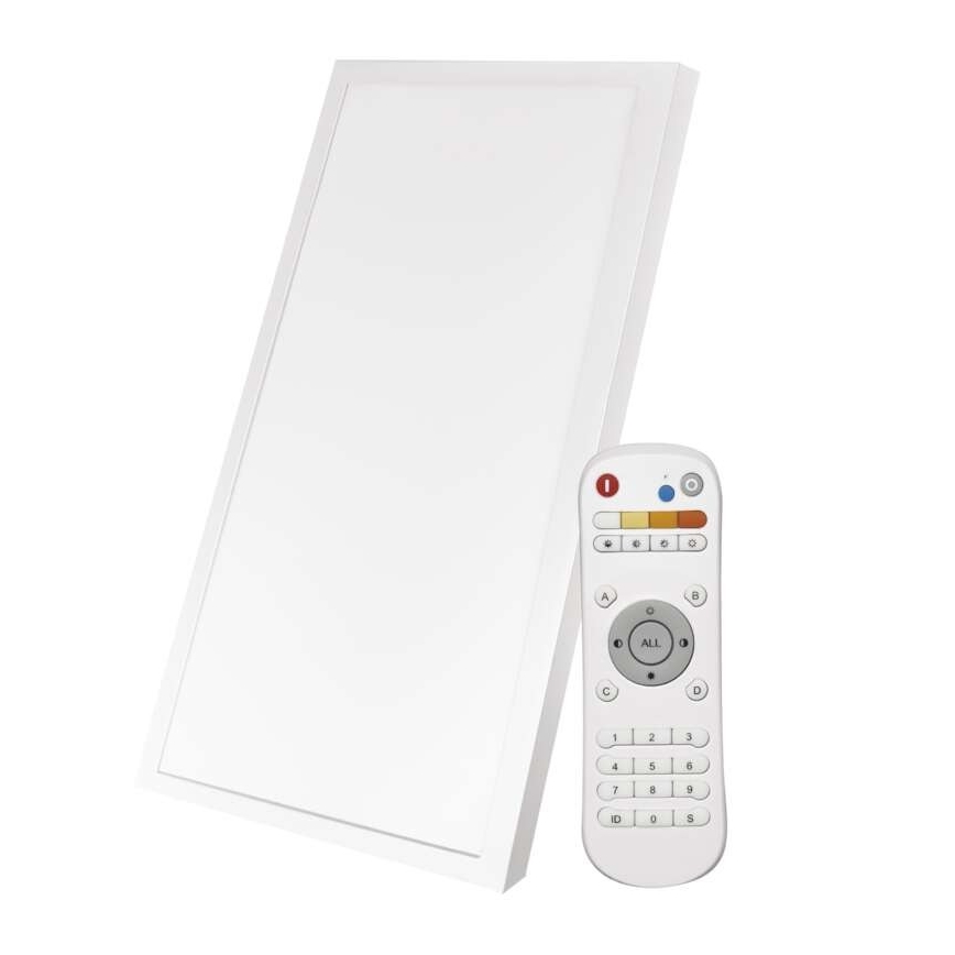 LED Reguliuojamas lubų šviestuvas LED/25W/230V 2700K-6000K stačiakampis + nuotolinio valdymo pultas