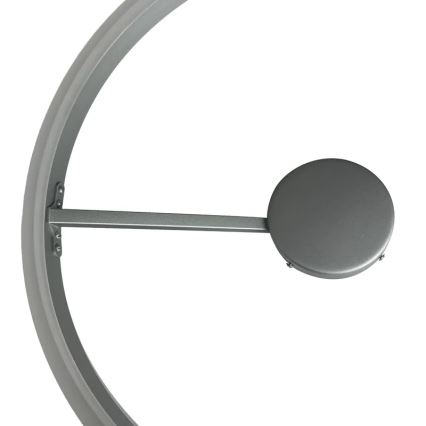 LED reguliuojamas paviršinis šviestuvas LED/40W/230V 3000-6500K matinis chromas + nuotolinio valdymo pultas