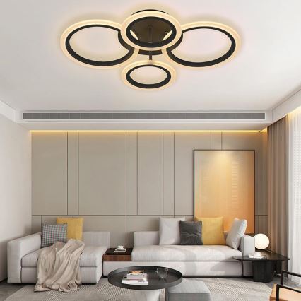 LED Reguliuojamas paviršinis šviestuvas LED/50W/230V 3000-6500K + nuotolinis valdymas