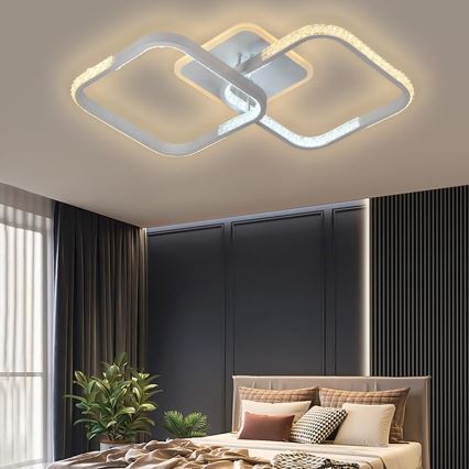 LED Reguliuojamas paviršinis šviestuvas LED/55W/230V 3000-6500K + nuotolinio valdymo pultas