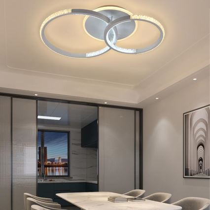 LED reguliuojamas paviršinis šviestuvas LED/55W/230V 3000-6500K + nuotolinis valdymas