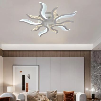 LED Reguliuojamas paviršinis šviestuvas LED/65W/230V 3000-6500K baltas + nuotolinis valdymas