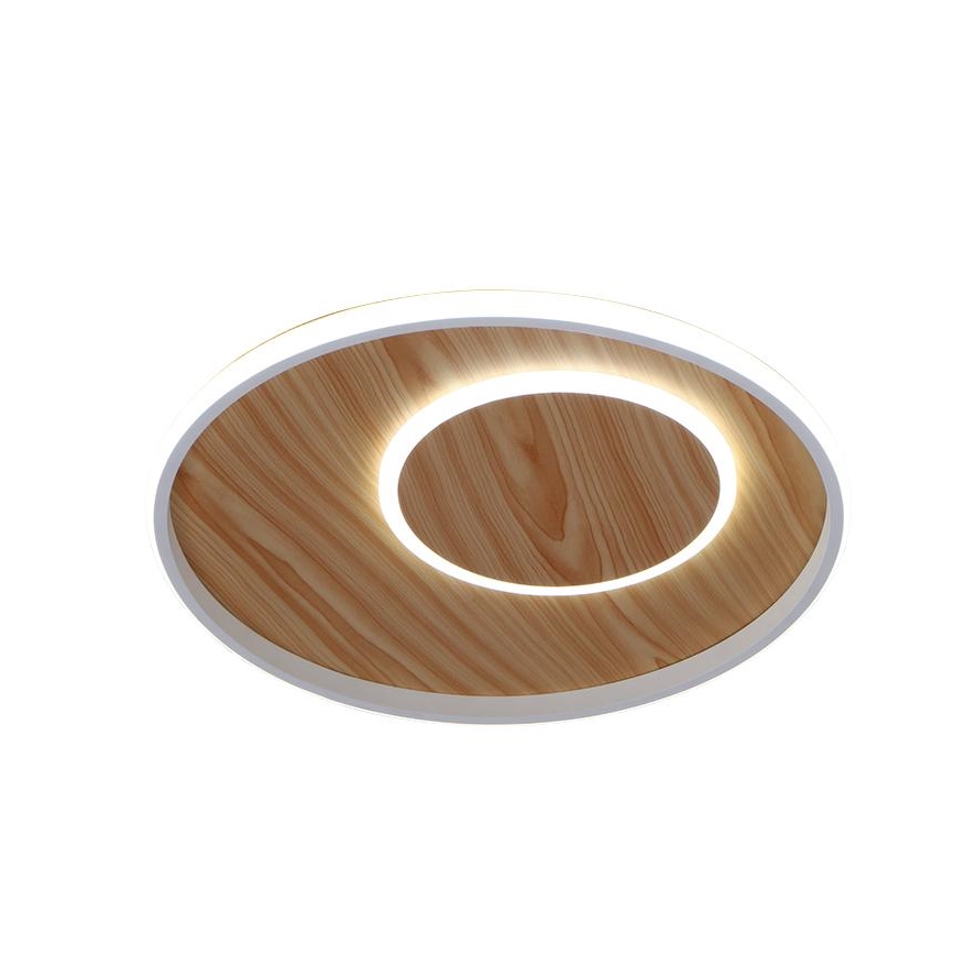 LED Reguliuojamas lubų šviestuvas LED/65W/230V 3000-6500K ruda + nuotolinio valdymo pultas