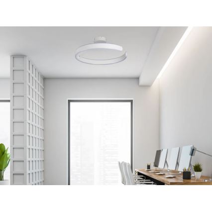 LED Reguliuojamas paviršinis šviestuvas LED/72W/230V 3000-6500K baltas + nuotolinio valdymo pultas