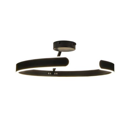 LED Reguliuojamas paviršinis šviestuvas LED/72W/230V 3000-6500K juodas + nuotolinio valdymo pultas