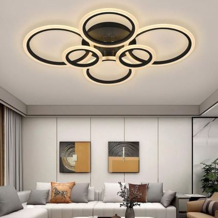 LED reguliuojamas paviršinis šviestuvas LED/85W/230V 3000-6500K + nuotolinis valdymas