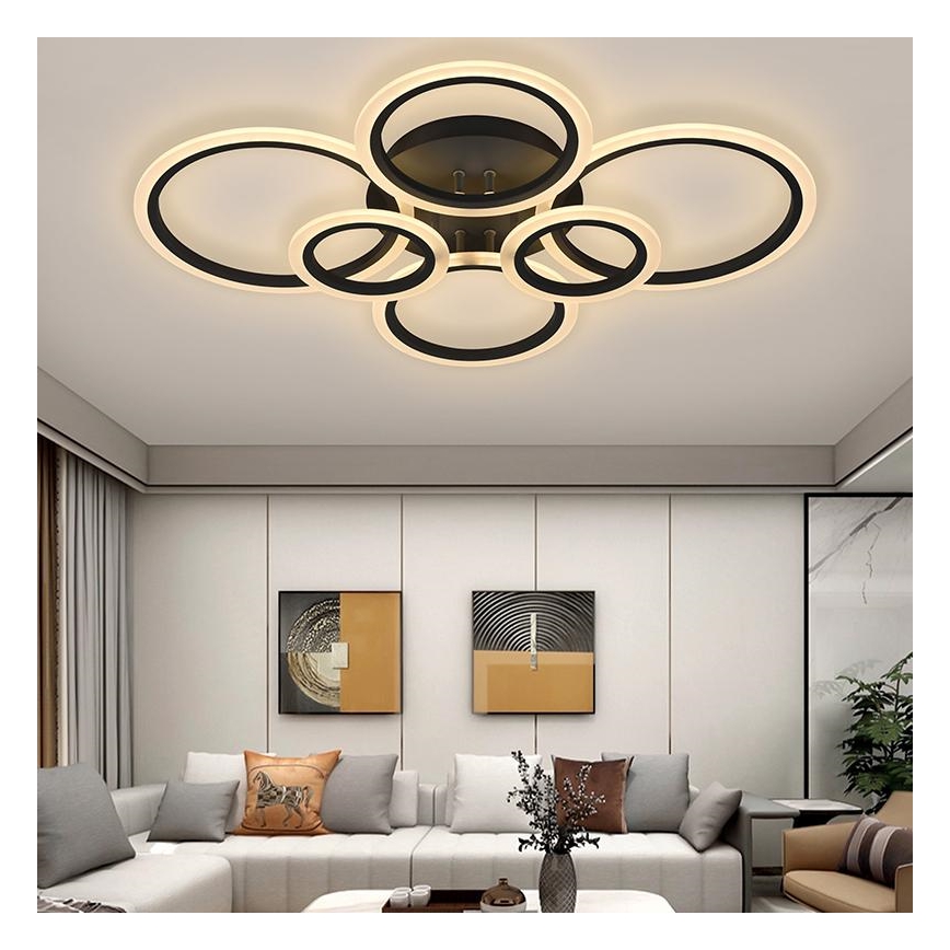 LED reguliuojamas paviršinis šviestuvas LED/85W/230V 3000-6500K + nuotolinis valdymas