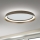 LED reguliuojamas lubų šviestuvas MANTA LED/38W/230V 2700/3000/4000K skersmuo 45 cm ruda