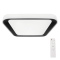 LED Reguliuojamas lubų šviestuvas QUADRO LED/38W/230V 3000-6000K balta/juoda + nuotolinio valdymo pultas
