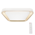 LED Reguliuojamas lubų šviestuvas QUADRO LED/38W/230V 3000-6000K baltas/auksinis + nuotolinio valdymo pultas