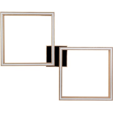 LED Reguliuojamas lubų šviestuvas RAMME 2xLED/24W/230V ąžuolas