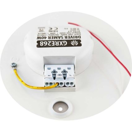 LED Reguliuojamas lubų šviestuvas SAMER LED/40W/230V 2900-6000K + nuotolinio valdymo pultas