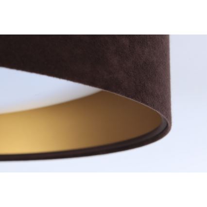 LED Reguliuojamas lubų šviestuvas SMART GALAXY LED/24W/230V skersmuo 44 cm ruda/auksinė 3000-6500K + nuotolinio valdymo pultas