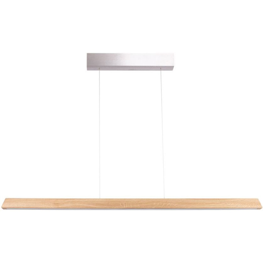 LED Reguliuojamas pakabinamas sietynas DEROTT 3xLED/14W/230V ąžuolas