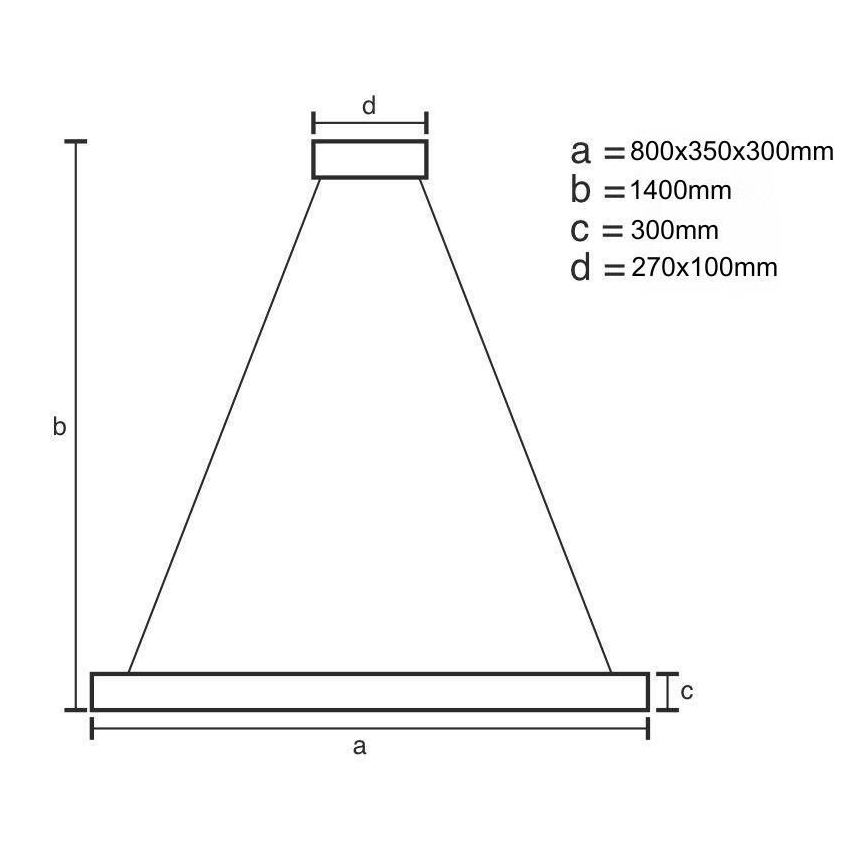 LED šviesos reguliavimas krištolas Sietynas ant stygos LED/100W/230V 3000-6500K auksas + nuotolinio valdymo pultas