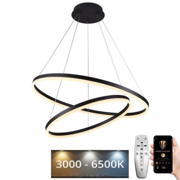 LED Reguliuojamas pakabinamas sietynas LED/100W/230V 3000-6500K diametras 80 cm + nuotolinio valdymo pultas