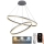 LED Reguliuojamas pakabinamas sietynas LED/100W/230V 3000-6500K diametras 80 cm + nuotolinio valdymo pultas
