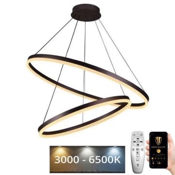 LED Reguliuojamas pakabinamas sietynas LED/100W/230V 3000-6500K diametras 80 cm + nuotolinio valdymo pultas