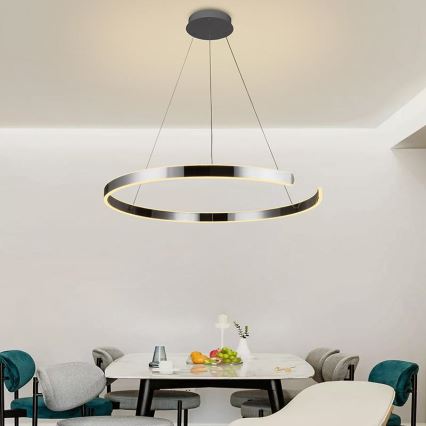 LED Reguliuojamas pakabinamas sietynas LED/100W/230V 3000-6500K diametras 80 cm + nuotolinio valdymo pultas