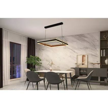 LED Reguliuojamas pakabinamas sietynas LED/100W/230V 3000-6500K + nuotolinio valdymo pultas
