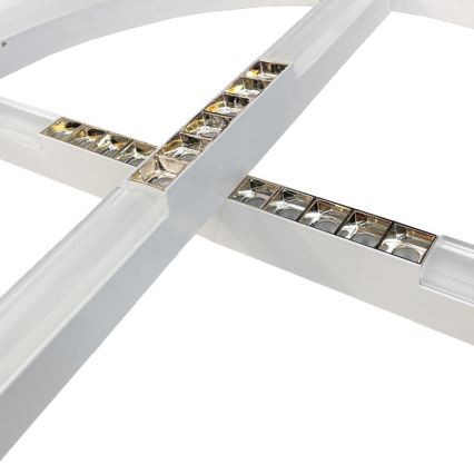 LED Reguliuojamas pakabinamas sietynas LED/100W/230V 3000-6500K diametras 60 cm + nuotolinio valdymo pultas