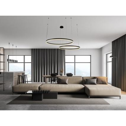 LED Reguliuojamas pakabinamas sietynas LED/100W/230V 3000-6500K + nuotolinio valdymo pultas