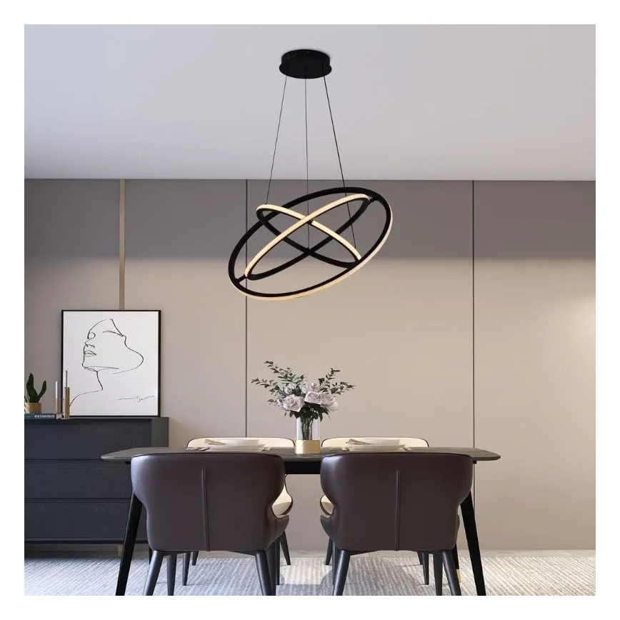 LED Reguliuojamas pakabinamas sietynas LED/105W/230V 3000-6500K + nuotolinio valdymo pultas