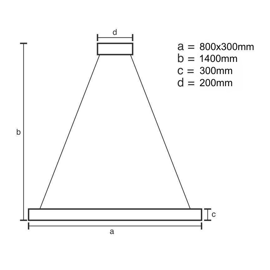 LED šviesos reguliavimas krištolas Sietynas ant stygos LED/110W/230V 3000-6500K auksas + nuotolinio valdymo pultas