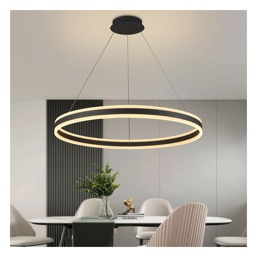 LED Reguliuojamas pakabinamas sietynas LED/110W/230V 3000-6500K diametras 80 cm + nuotolinio valdymo pultas