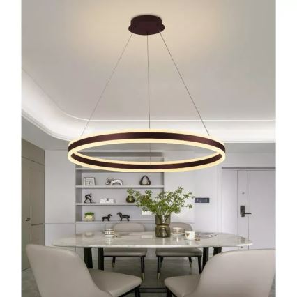 LED Reguliuojamas pakabinamas sietynas LED/110W/230V 3000-6500K diametras 80 cm + nuotolinio valdymo pultas