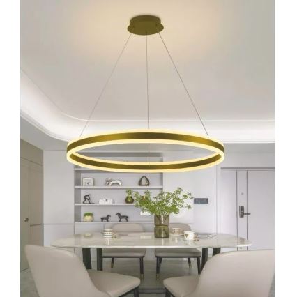 LED Reguliuojamas pakabinamas sietynas LED/110W/230V 3000-6500K diametras 80 cm + nuotolinio valdymo pultas
