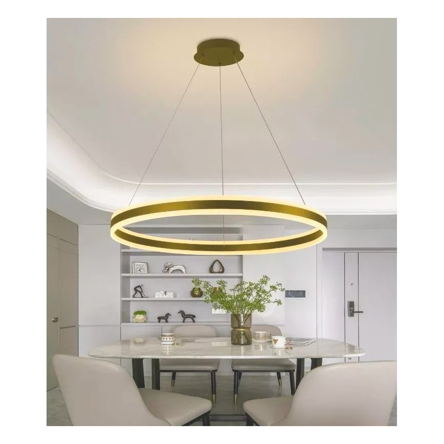 LED Reguliuojamas pakabinamas sietynas LED/110W/230V 3000-6500K diametras 80 cm + nuotolinio valdymo pultas