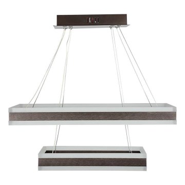 LED Reguliuojamas pakabinamas sietynas LED/113W/230V 3000K ruda