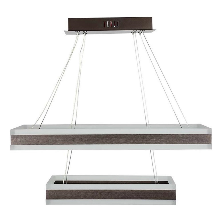 LED Reguliuojamas pakabinamas sietynas LED/113W/230V 3000K ruda