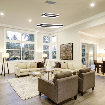 LED Reguliuojamas pakabinamas sietynas LED/113W/230V 3000K ruda