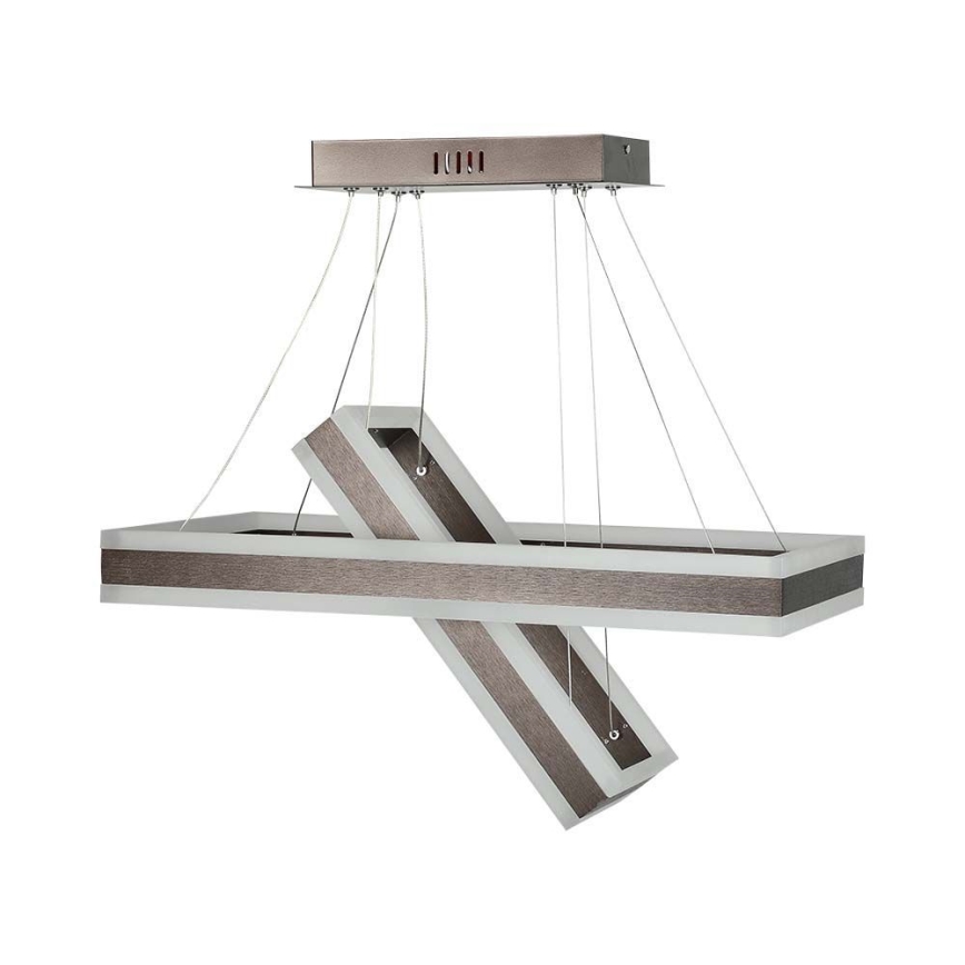 LED Reguliuojamas pakabinamas sietynas LED/113W/230V 3000K ruda