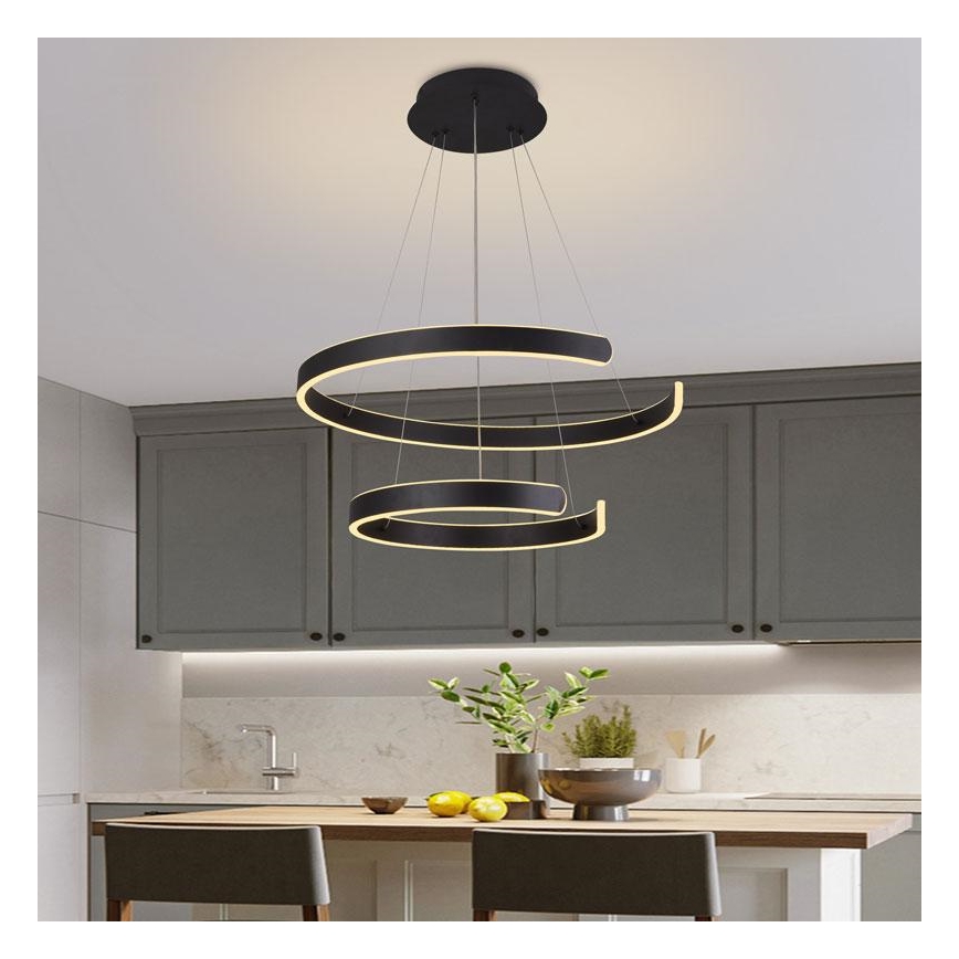 LED Reguliuojamas pakabinamas sietynas LED/120W/230V 3000-6500K + valdymo pultas