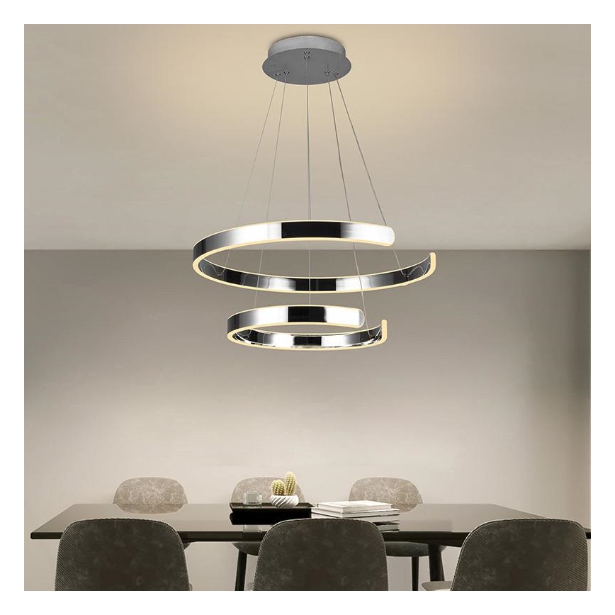 LED Reguliuojamas pakabinamas sietynas LED/120W/230V 3000-6500K + valdymo pultas