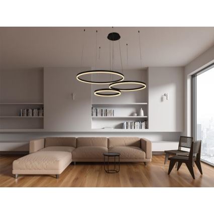 LED Reguliuojamas pakabinamas sietynas LED/125W/230V 3000-6500K + nuotolinio valdymo pultas