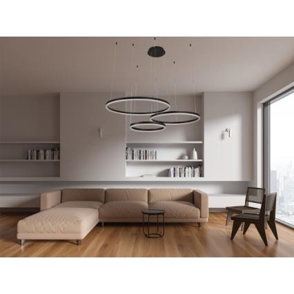 LED Reguliuojamas pakabinamas sietynas LED/125W/230V 3000-6500K + nuotolinio valdymo pultas