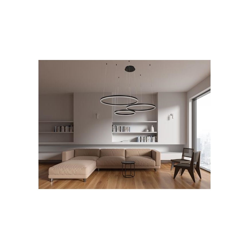 LED Reguliuojamas pakabinamas sietynas LED/125W/230V 3000-6500K + nuotolinio valdymo pultas