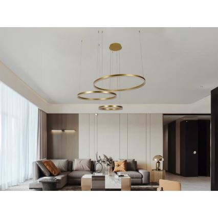 LED Reguliuojamas pakabinamas sietynas LED/125W/230V 3000-6500K + nuotolinio valdymo pultas