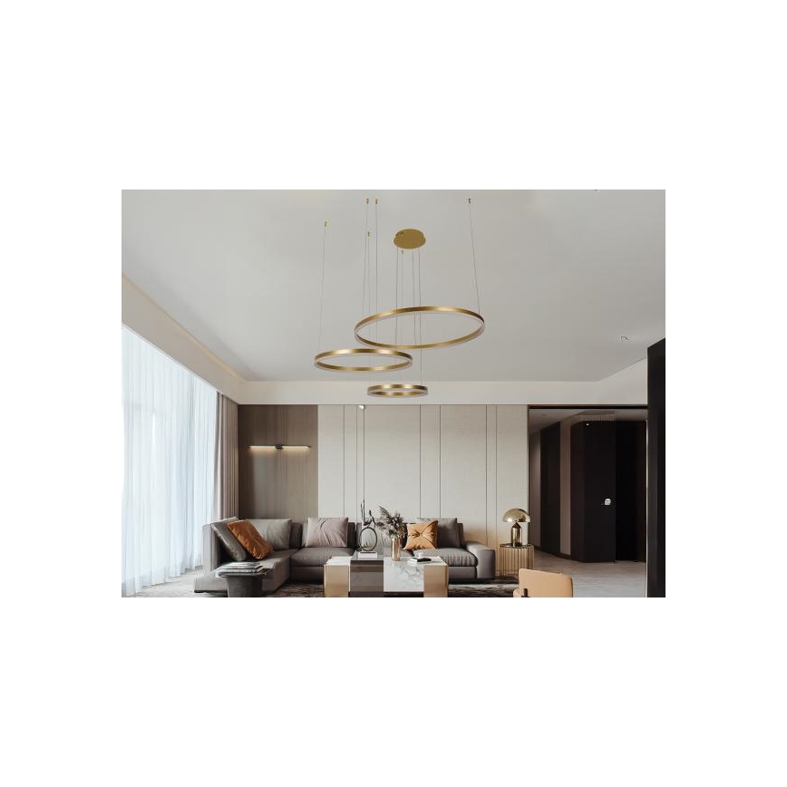 LED Reguliuojamas pakabinamas sietynas LED/125W/230V 3000-6500K + nuotolinio valdymo pultas