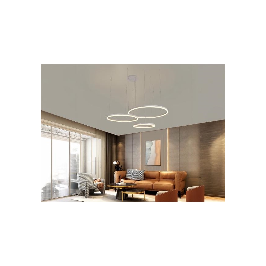 LED Reguliuojamas pakabinamas sietynas LED/125W/230V 3000-6500K + nuotolinio valdymo pultas