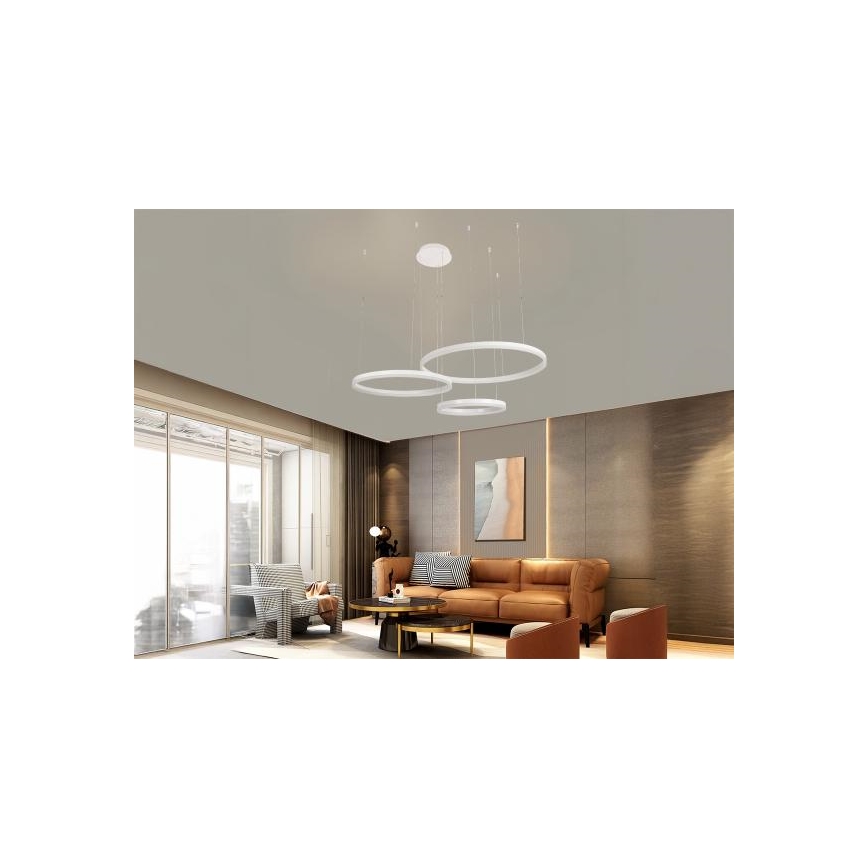 LED Reguliuojamas pakabinamas sietynas LED/125W/230V 3000-6500K + nuotolinio valdymo pultas