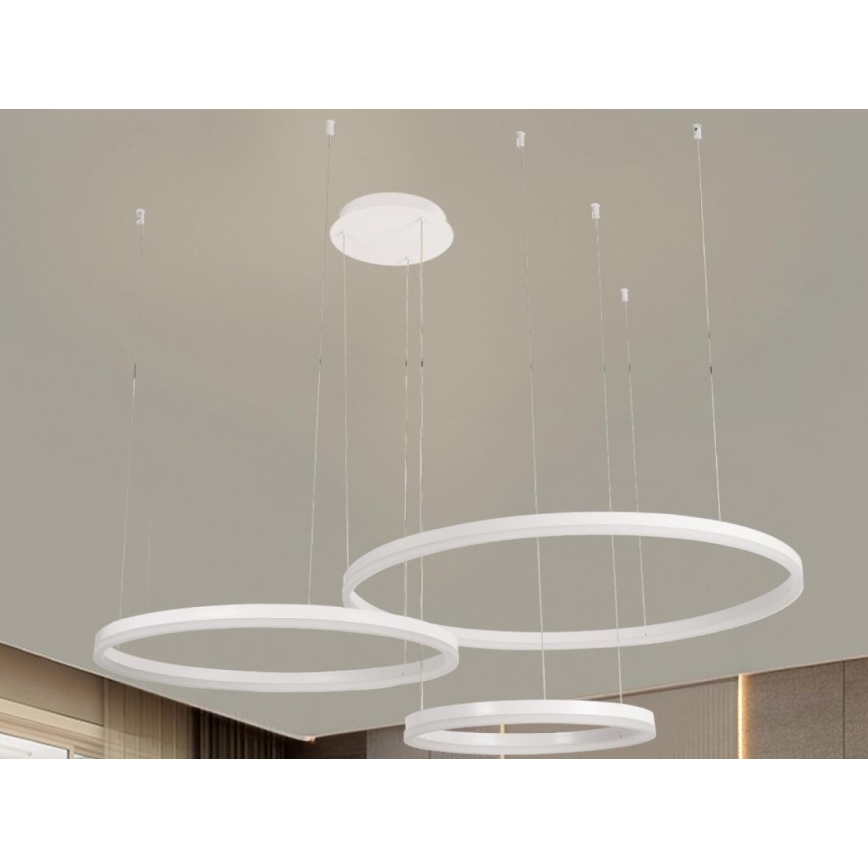 LED Reguliuojamas pakabinamas sietynas LED/125W/230V 3000-6500K + nuotolinio valdymo pultas