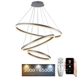 LED Reguliuojamas pakabinamas sietynas LED/125W/230V 3000-6500K + valdymo pultas
