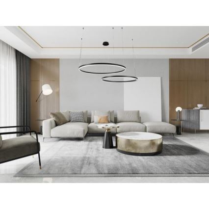 LED Reguliuojamas pakabinamas sietynas LED/128W/230V 3000-6500K + nuotolinio valdymo pultas